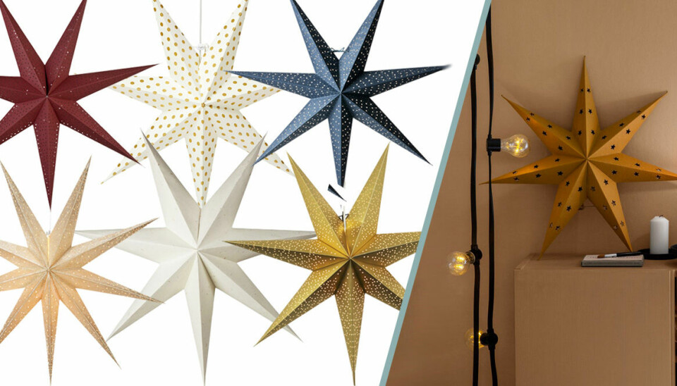 Shoppingtips: 15 stora julstjärnor att hänga i fönstret