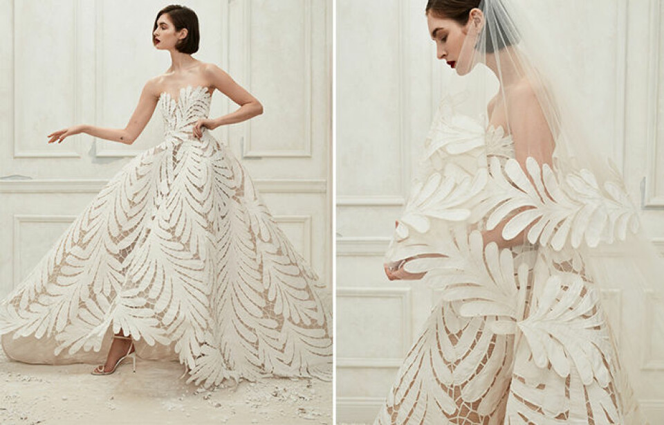 Spana in Oscar de la Rentas nya hajpade bröllopskollektion