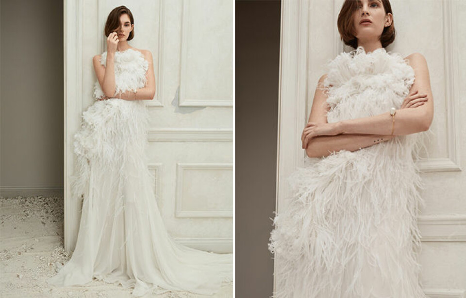 Spana in Oscar de la Rentas nya hajpade bröllopskollektion