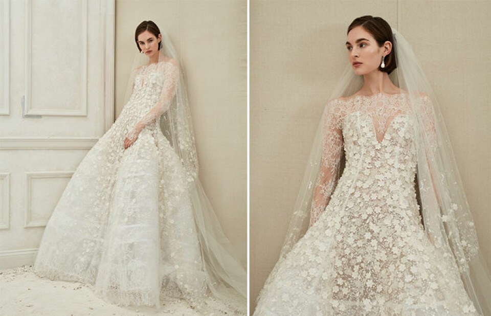 Spana in Oscar de la Rentas nya hajpade bröllopskollektion
