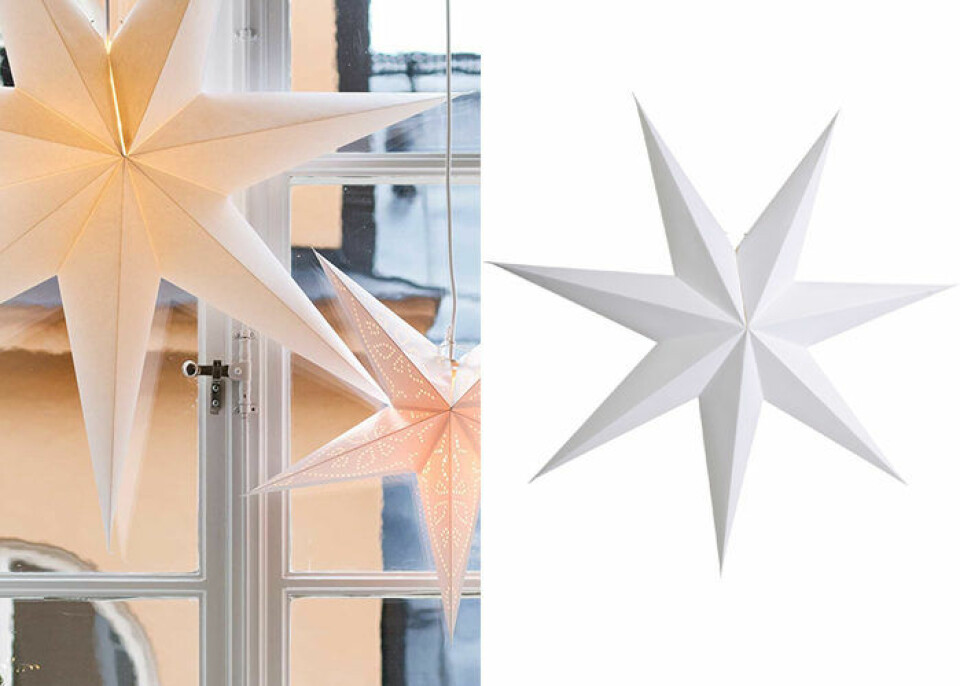 Shoppingtips: 15 stora julstjärnor att hänga i fönstret