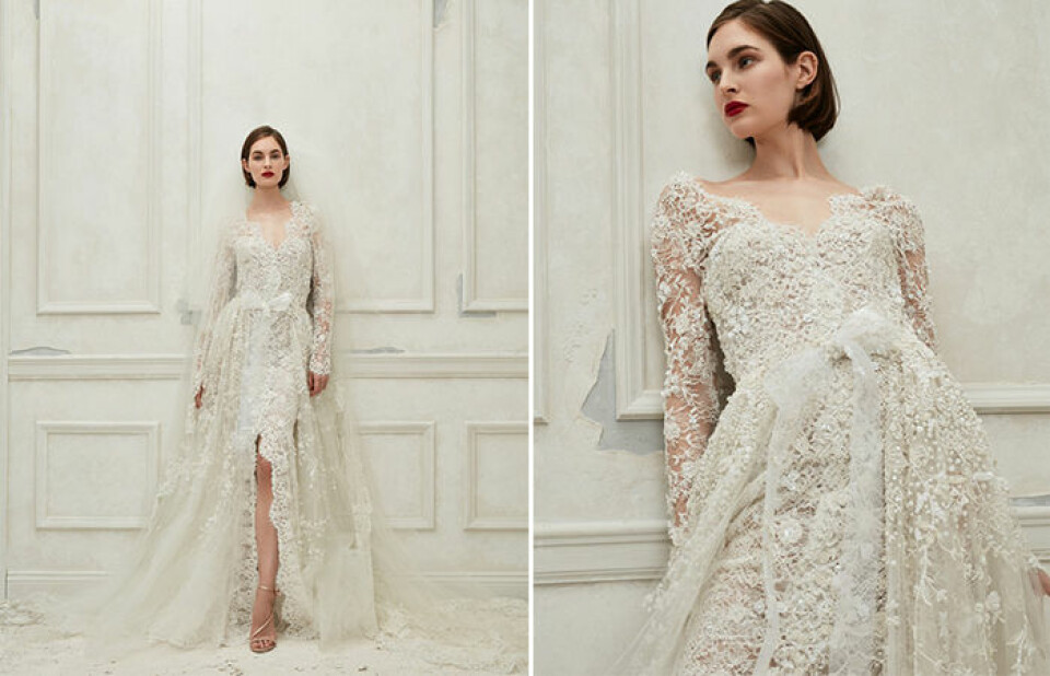Spana in Oscar de la Rentas nya hajpade bröllopskollektion