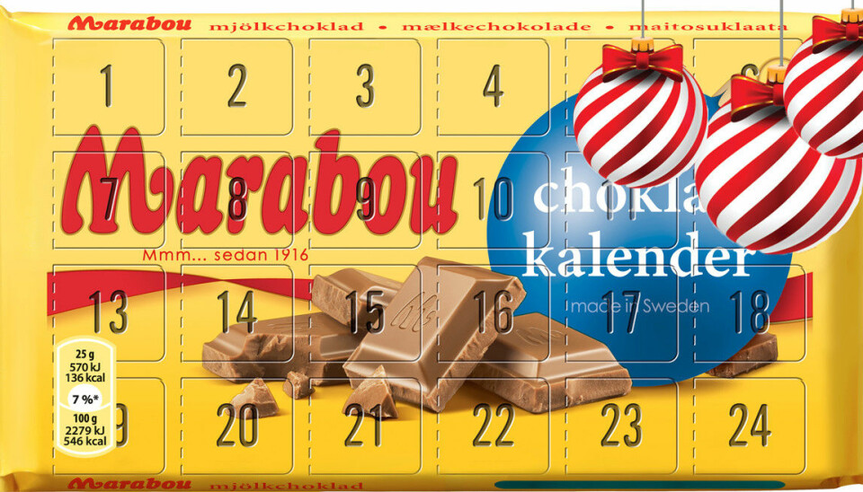 Marabou lanserar en adventskalender – typ...