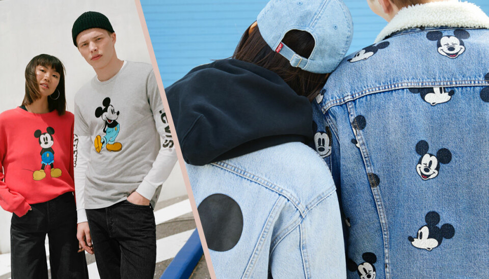 Lekfull nostalgi! Levi’s har släppt kollektion med Mickey Mouse