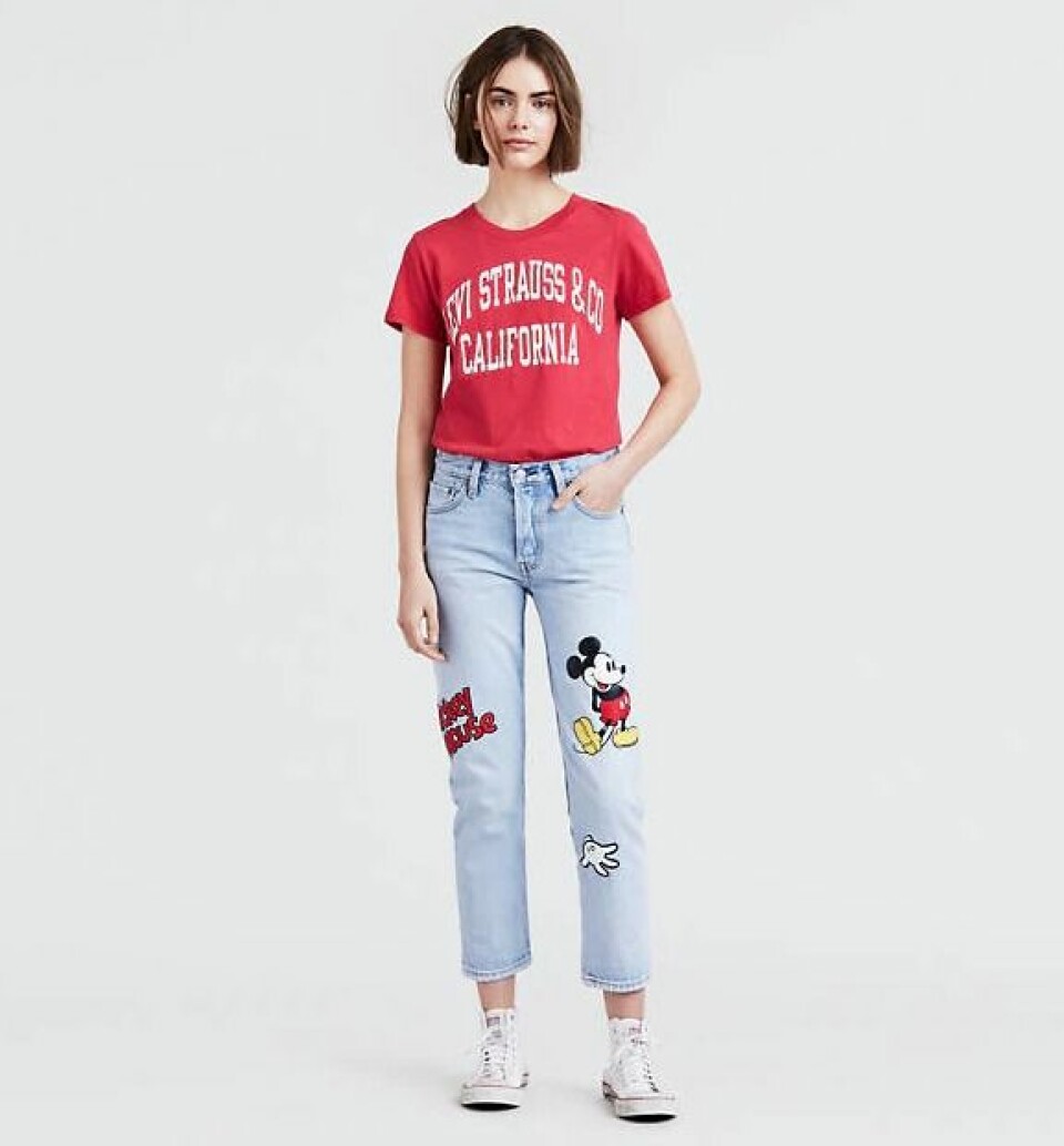 Lekfull nostalgi! Levi’s har släppt kollektion med Mickey Mouse