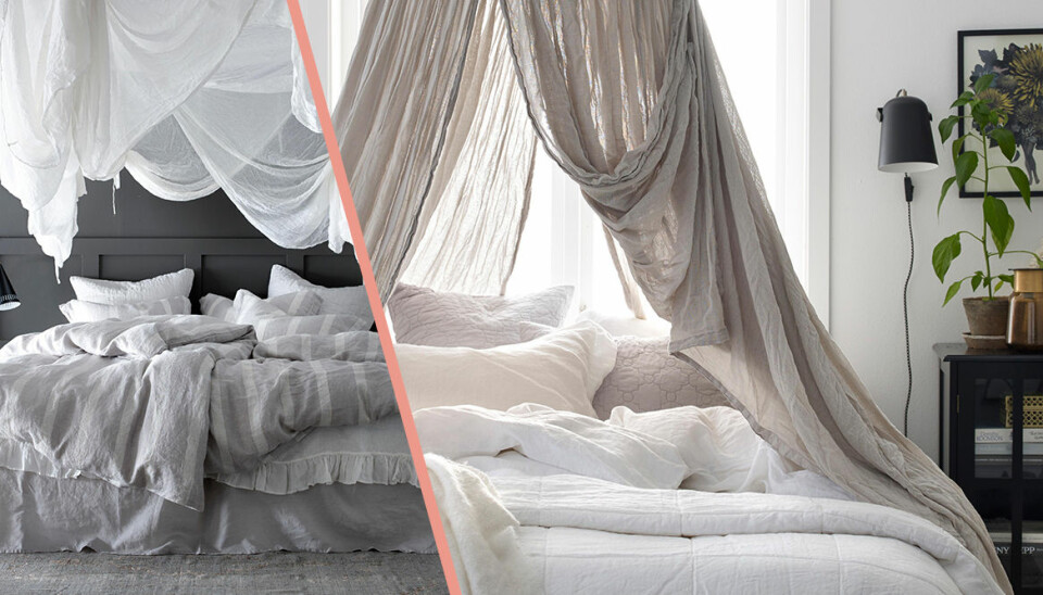 Sov under en sänghimmel – 8 mysiga shoppingtips