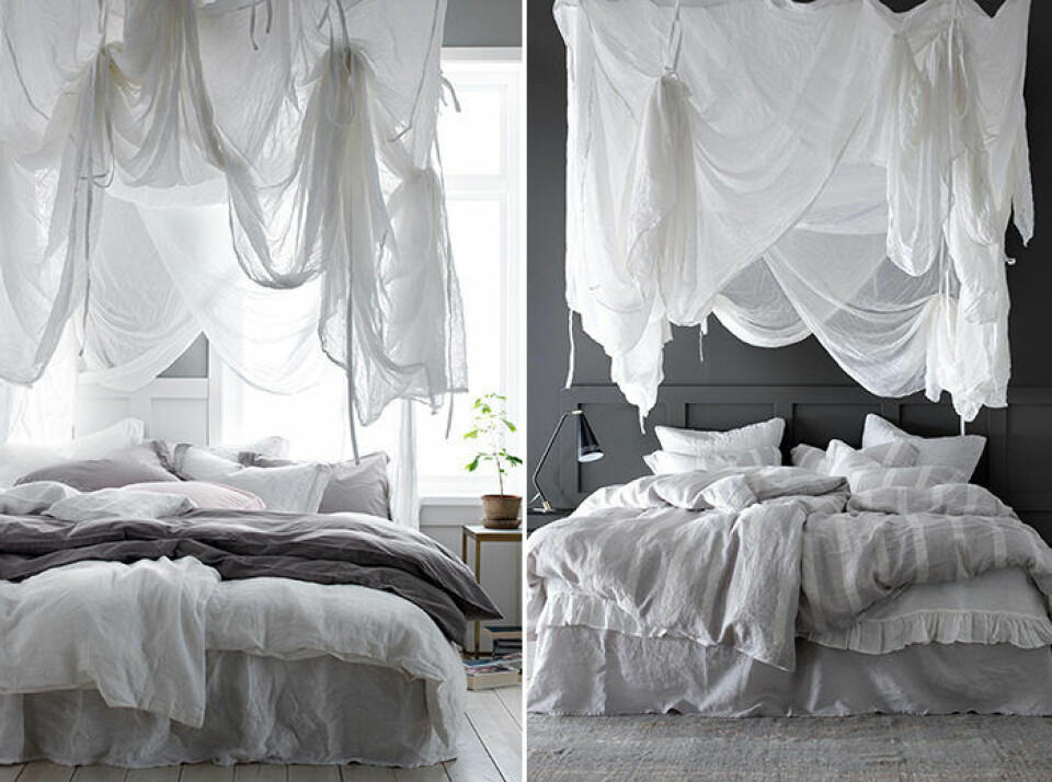 Sov under en sänghimmel – 8 mysiga shoppingtips