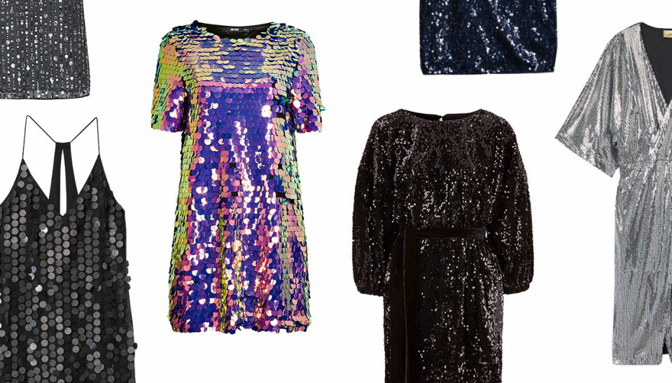 20 snygga paljettklänningar till nyårsafton 2018