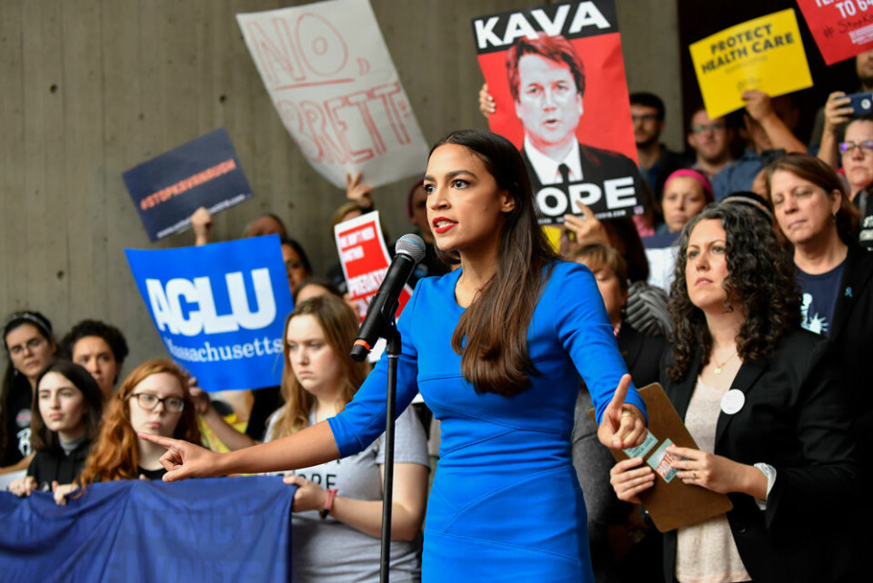 Alexandria Ocasio-Cortez gjorde succéval i USA 2018. Foto: IBL Alexandria Ocasio-Cortez gjorde succéval i USA 2018. Foto: IBL