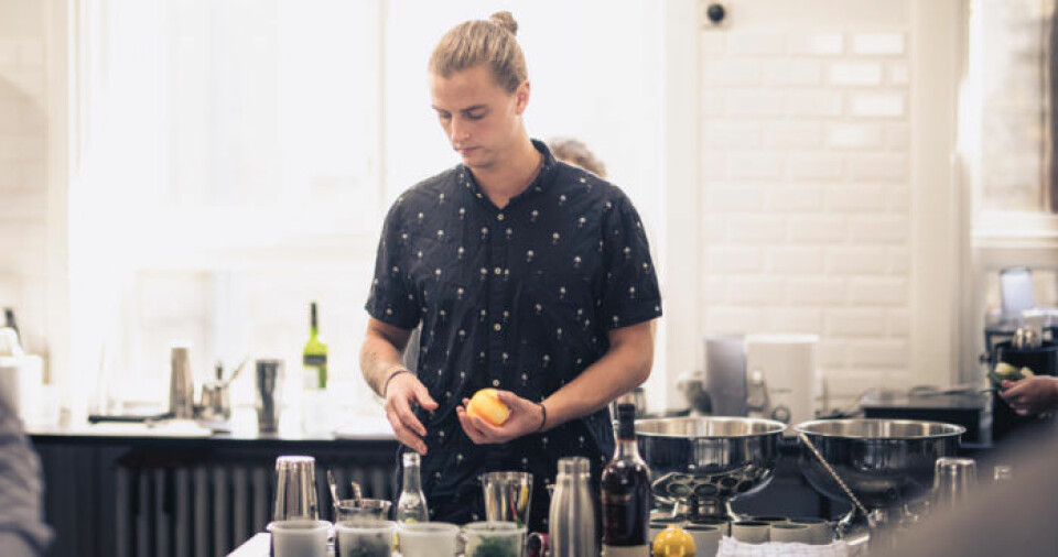 Bartendern Emil Hed. Bartendern Emil Hed.