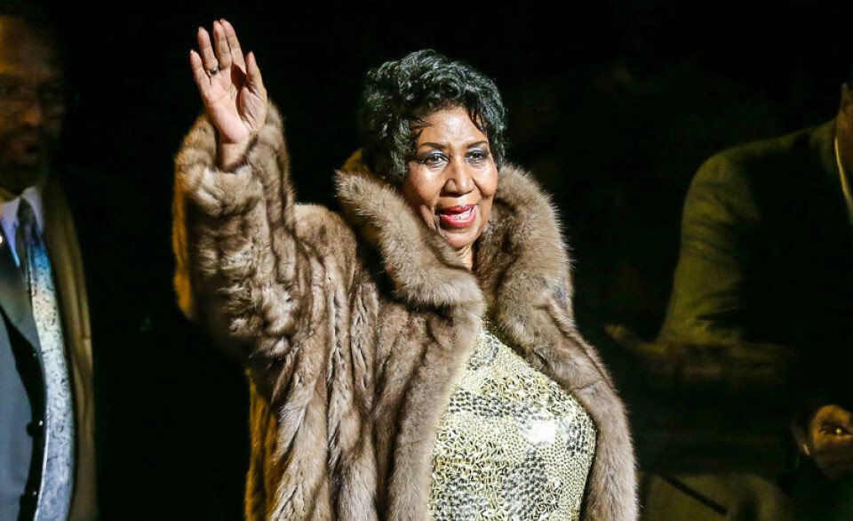 Aretha Franklin blev 76 år gammal. Foto: IBL Aretha Franklin blev 76 år gammal. Foto: IBL
