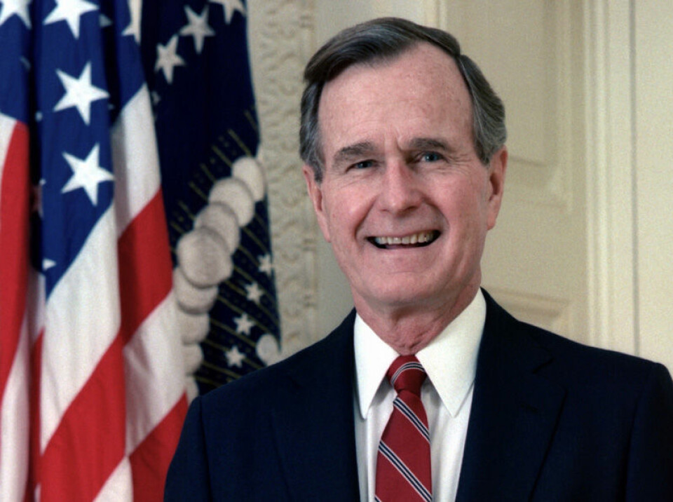 Geroge H.W. Bush blev 94 år gammal. Foto: IBL Geroge H.W. Bush blev 94 år gammal. Foto: IBL