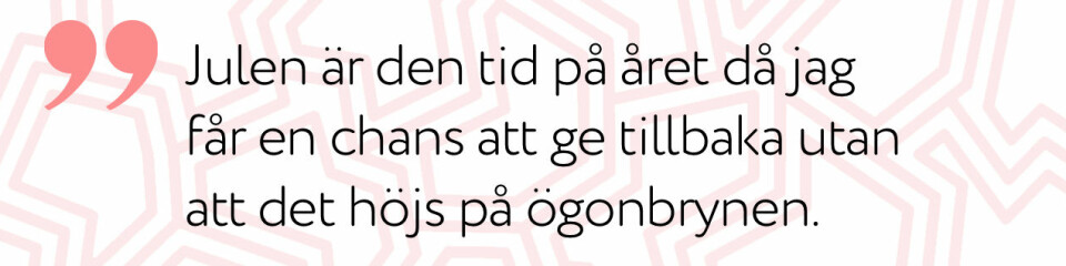 Nathalie Mark: Julen betyder inget längre – och det är vårt största hopp