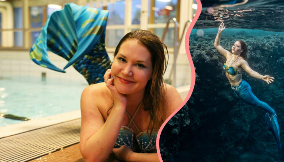 Linda, 29, lever ut som sjöjungfru