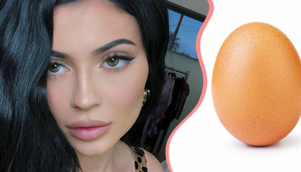 Därför har en instagrambild på ett ägg fått fler likes än Kylie Jenner