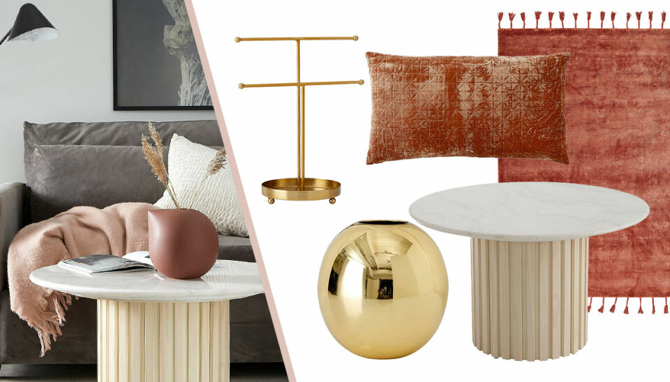 Rostrött, guld och sammet – 15 vårnyheter från Ellos home