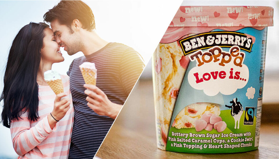 Ben & Jerry's lanserar kärleksglass lagom till alla hjärtans dag