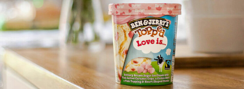 Ben & Jerry's lanserar kärleksglass lagom till alla hjärtans dag