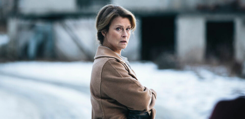 Lena Endre i Frikänd, säsong 2. Båda säsongerna visas på HBO i februari. Foto: SVT Lena Endre i Frikänd, säsong 2. Båda säsongerna visas på HBO i februari. Foto: SVT