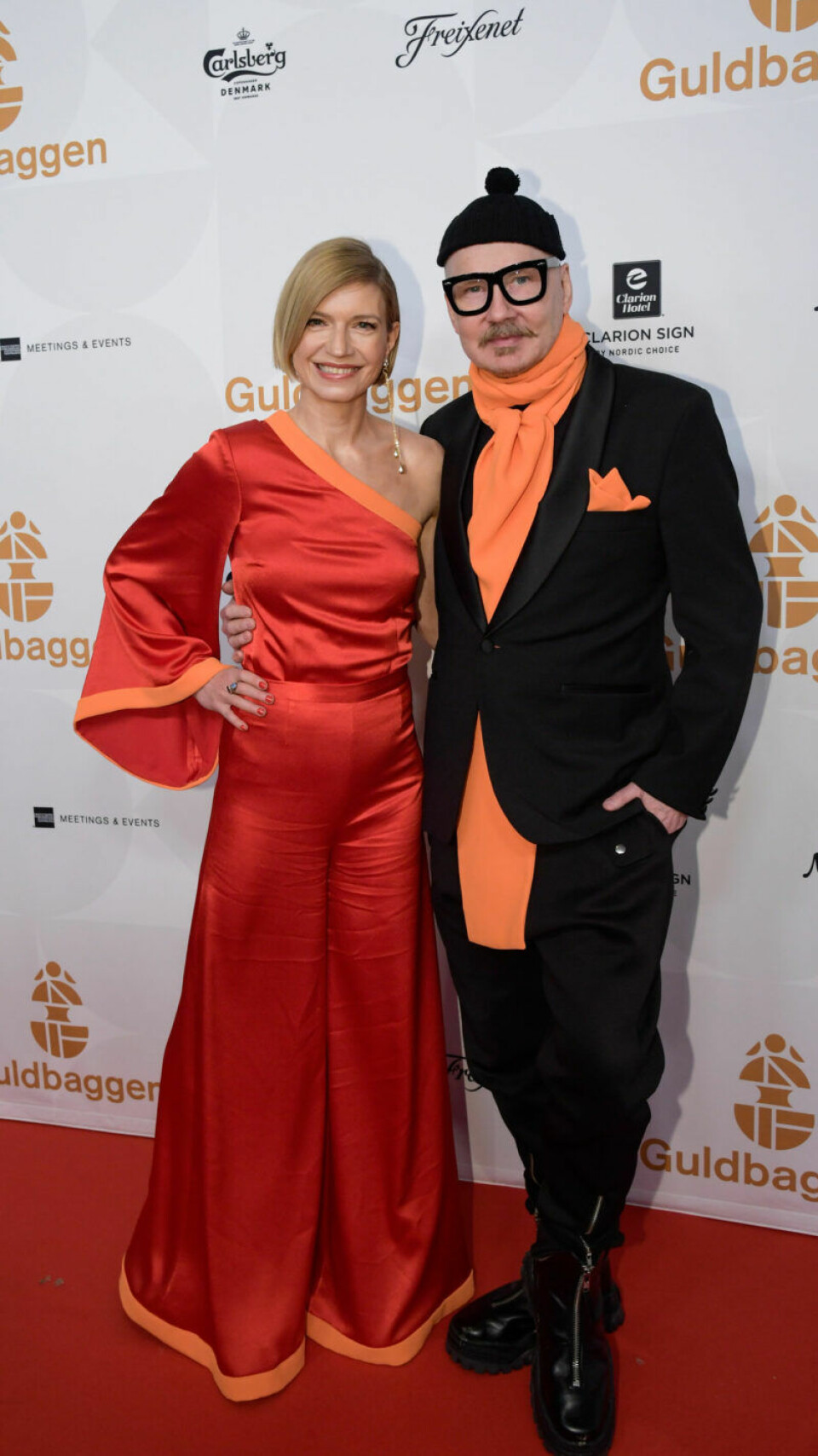 Cecilia Frode och designern Peter Englund. Cecilia Frode och designern Peter Englund.