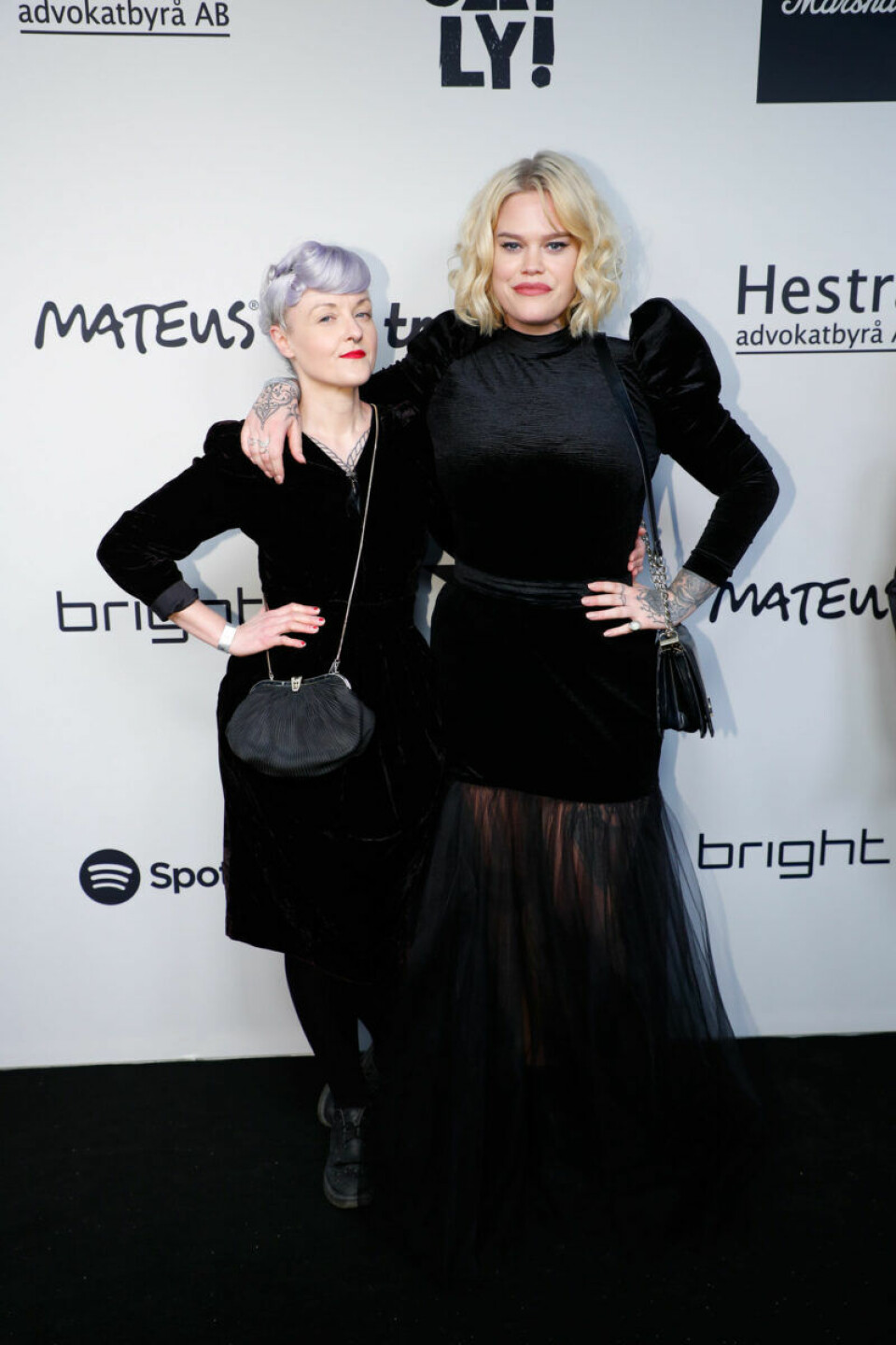 Bea Szenfeld och Julia Frej. Bea Szenfeld och Julia Frej.