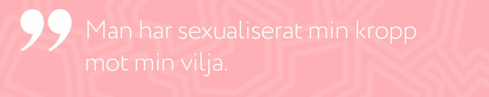 Kroppsaktivisten Karin Kajjan Andersson: 'Man har sexualiserat min kropp mot min vilja'