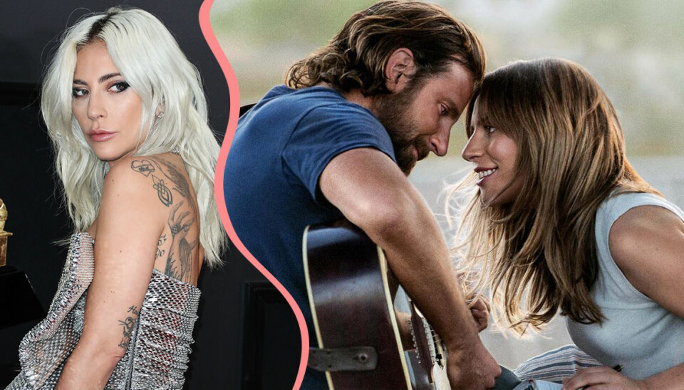 Lady Gaga hyllar A Star Is Born med gigantisk tatuering