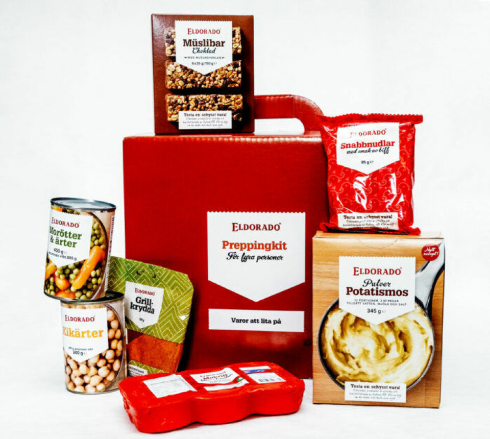 Eldorados preppingkit. Eldorados preppingkit.
