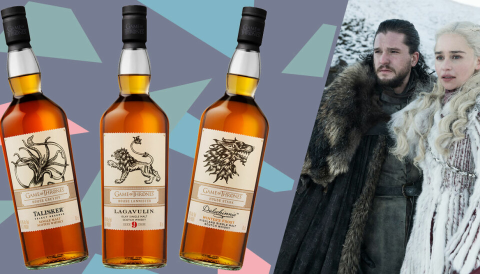 Avnjut sista säsongen med Game of Thrones-whisky i glaset