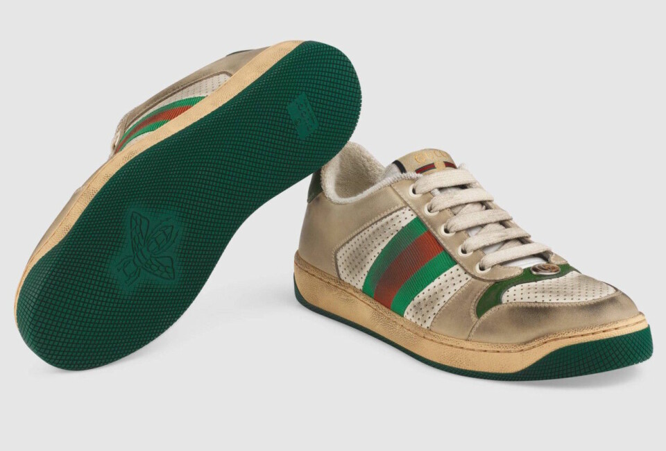 Gucci säljer smutsiga sneakers för 13 000 kronor. Gucci säljer smutsiga sneakers för 13 000 kronor.