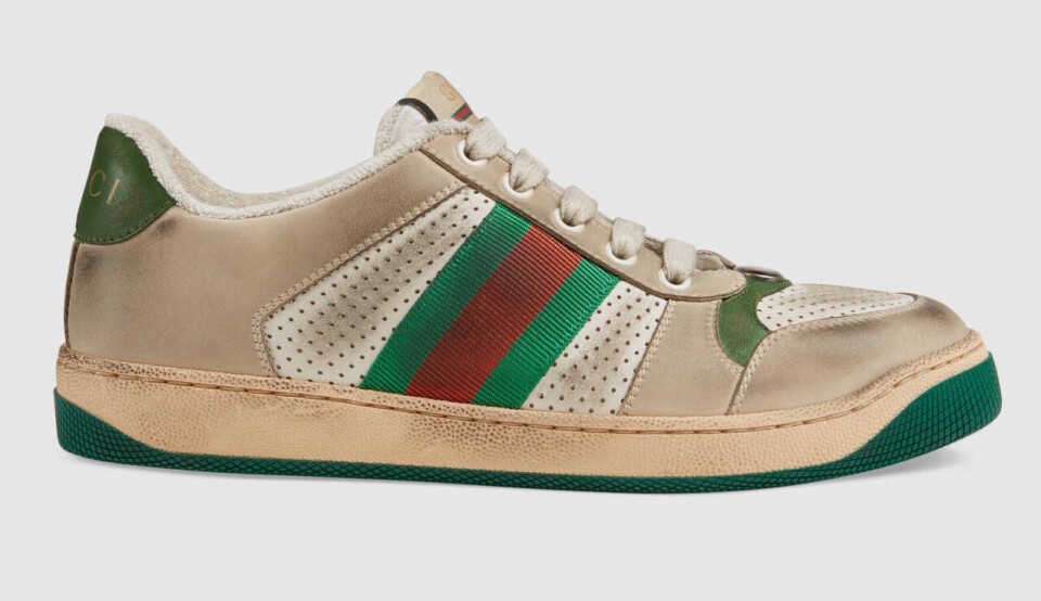 Gucci har släppt smutsiga sneakers för 13 000 kronor