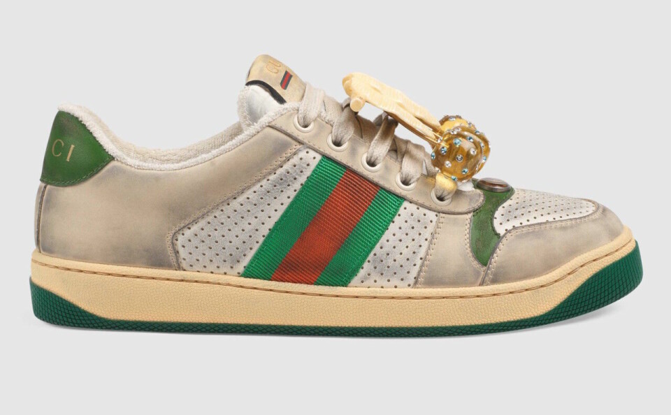Gucci har släppt smutsiga sneakers för 13 000 kronor