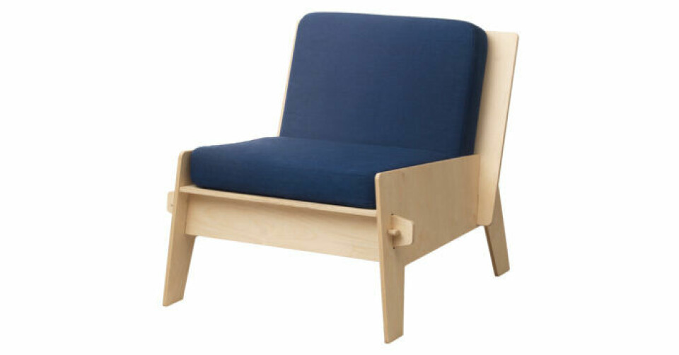 Fåtölj i design av Issa Diabaté och Kevin Gourio/Ikea. Fåtölj i design av Issa Diabaté och Kevin Gourio/Ikea.