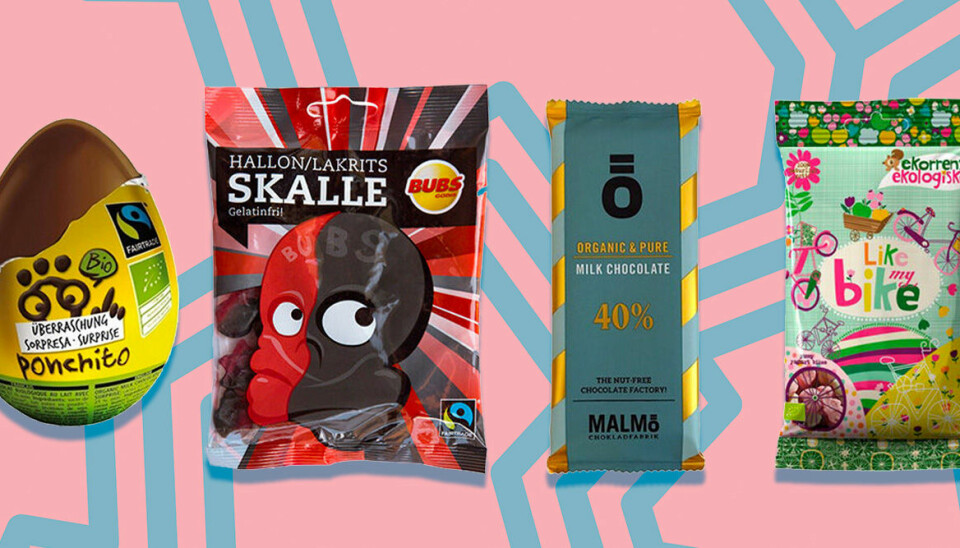 10 godisbitar i påskägget som är snälla mot miljön