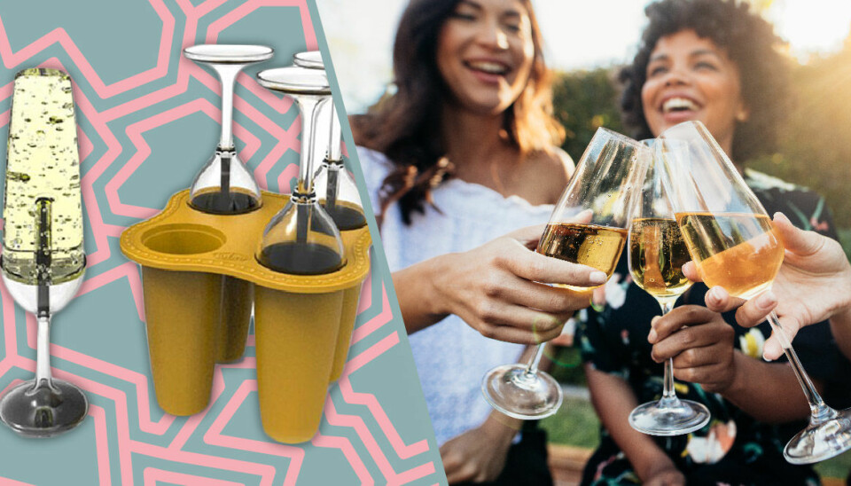 Gör egen isglass i champagneglas – perfekt till sommarfesten