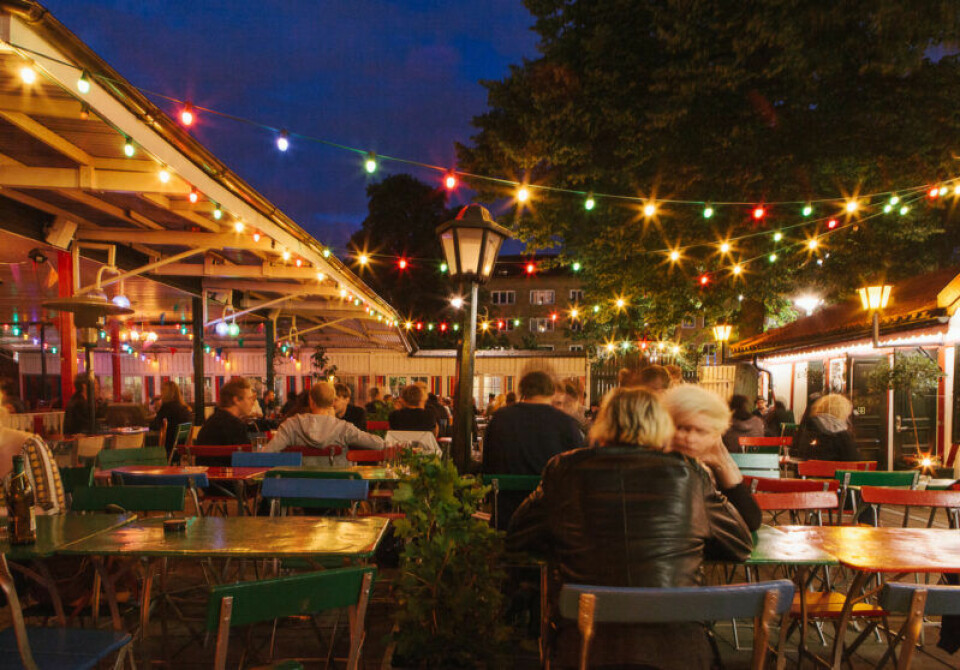 Far i Hattens uteservering. Foto: Far i Hatten Far i Hattens uteservering. Foto: Far i Hatten