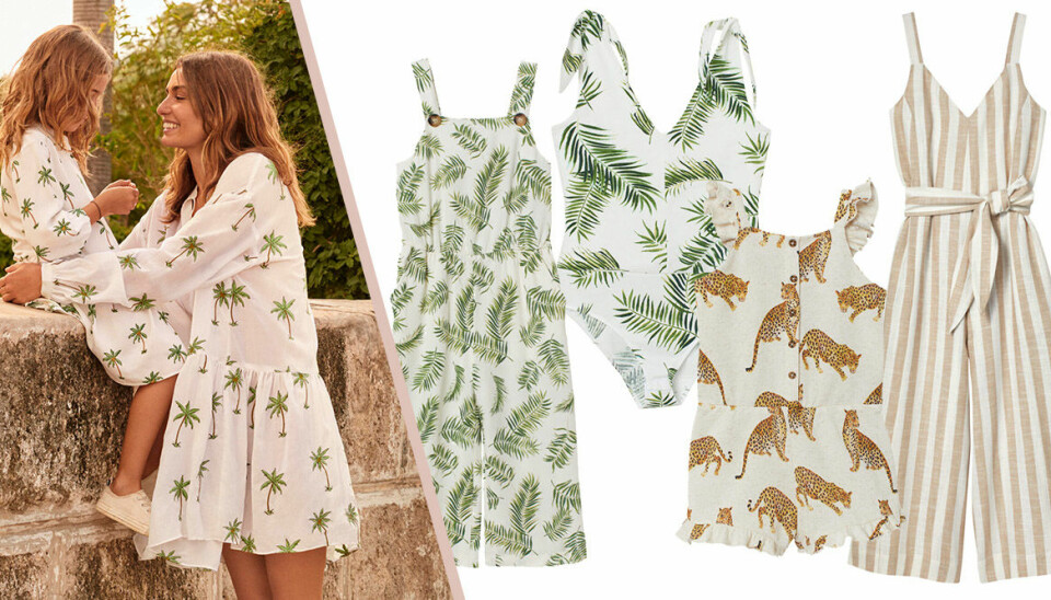 H&M har släppt mor- och barnkollektion till sommaren