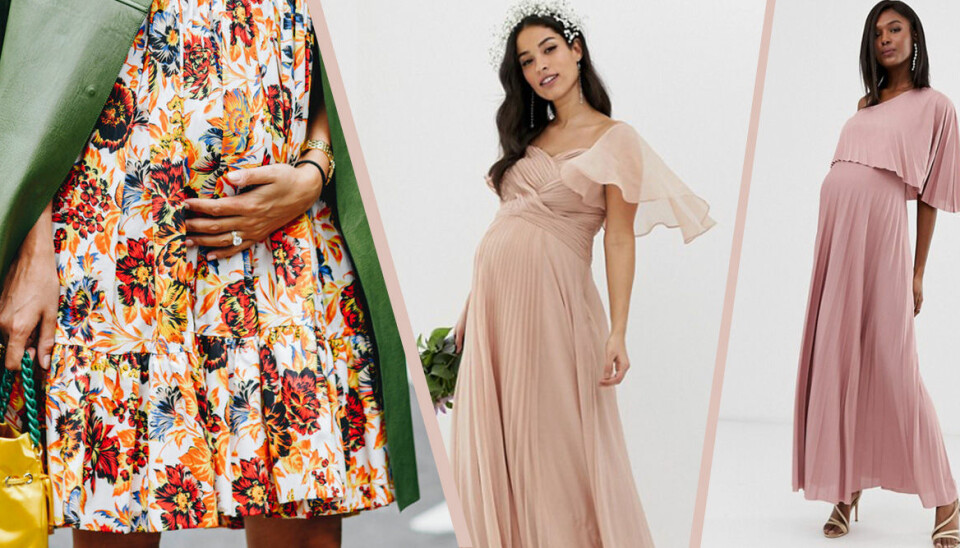 Bröllop, midsommar och fest – 14 somriga gravidklänningar i butik