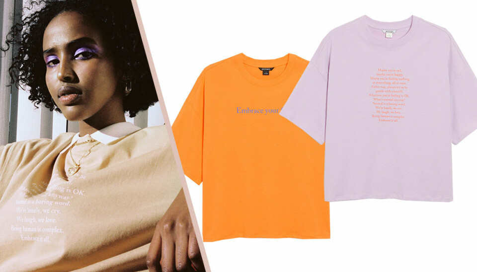 Monki vill få oss att prata mer om hur vi mår – släpper t-shirt med tryck