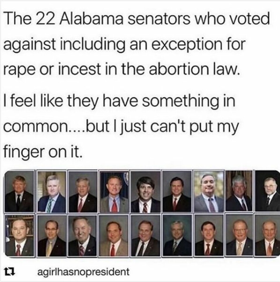 Nya abortlagen i USA ger inte undantag för våldtäkt och incest