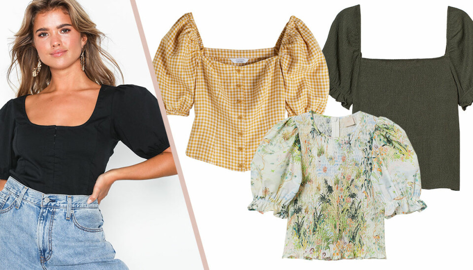 11 trendblusar med puffärm till sommaren 2019
