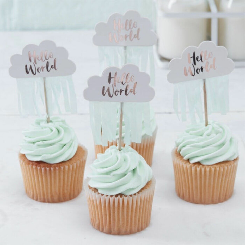 25 dekorationer för en oförglömlig babyshower
