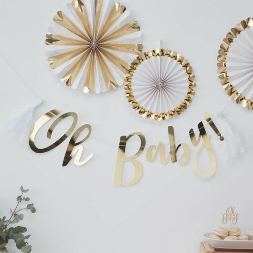 25 dekorationer för en oförglömlig babyshower