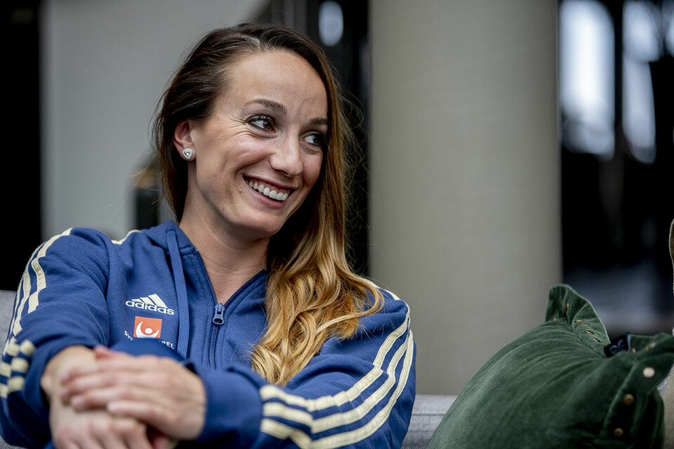 Kosovare Asllani under fotbollslandslagets VM-läger i Båstad inför VM i Frankrike. Foto: Adam Ihse/TT Kosovare Asllani under fotbollslandslagets VM-läger i Båstad inför VM i Frankrike. Foto: Adam Ihse/TT