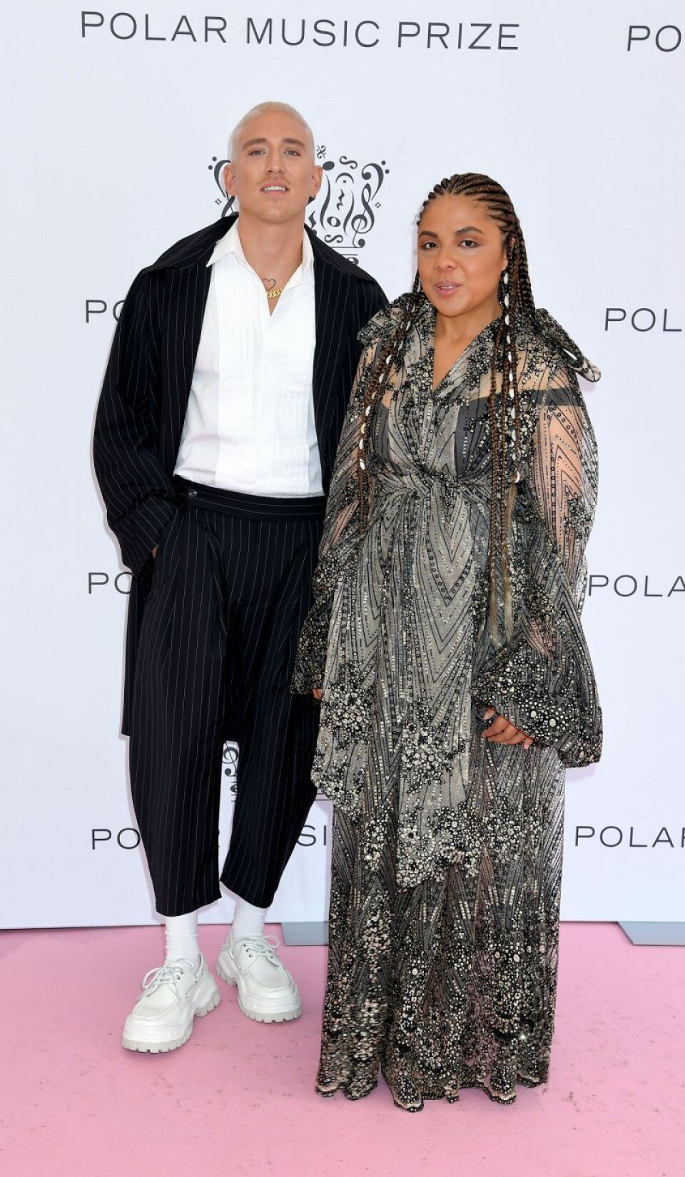 Danny Saucedo och Mapei. Danny Saucedo och Mapei.