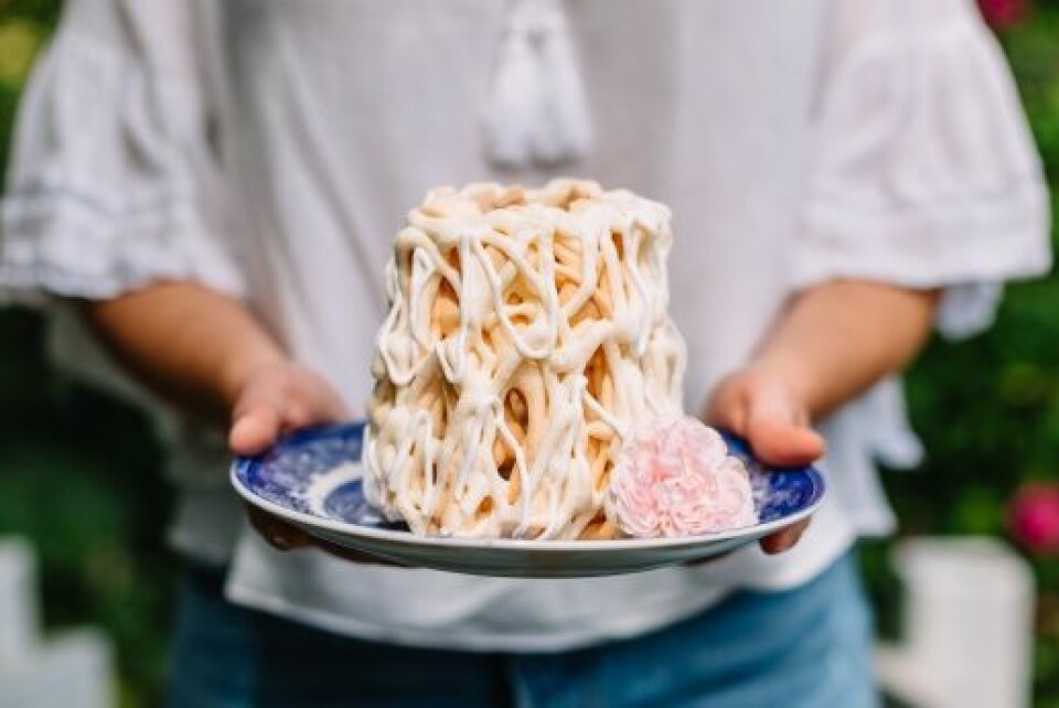 Spettekaka från Fricks Spettekakasbageri & Trädgårdskafé i Billinge. Spettekaka från Fricks Spettekakasbageri & Trädgårdskafé i Billinge.