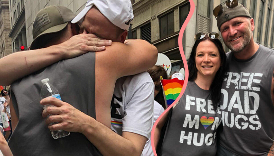 Howie Dittman erbjöd gratis pappakramar på Pride