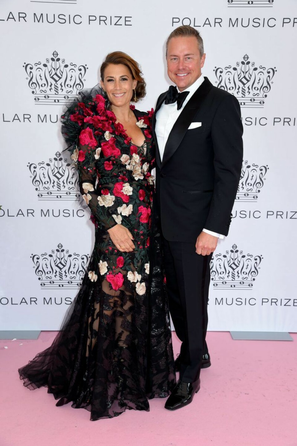 Jill Johnson med Mattias Elg. Jill Johnson med Mattias Elg.