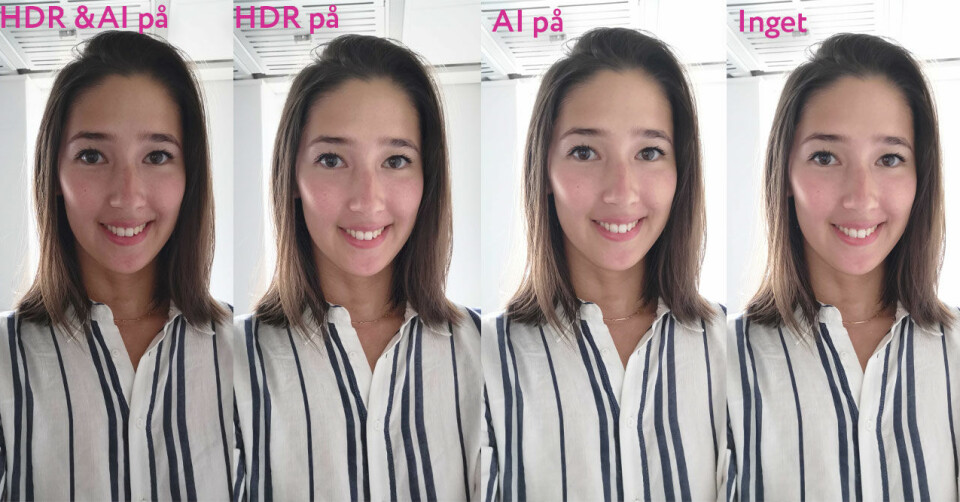 Annie testar Honor View 20:s selfiekamera. Annie testar Honor View 20:s selfiekamera.