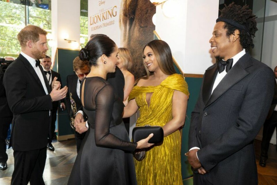 Här träffas Beyoncé och Meghan Markle för första gången